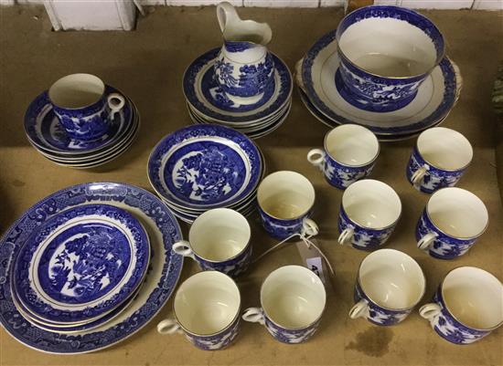 Blue & white tea set